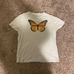 Fifth Sun butterfly crop top